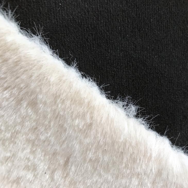 Suede With Faux Rabbit Fur