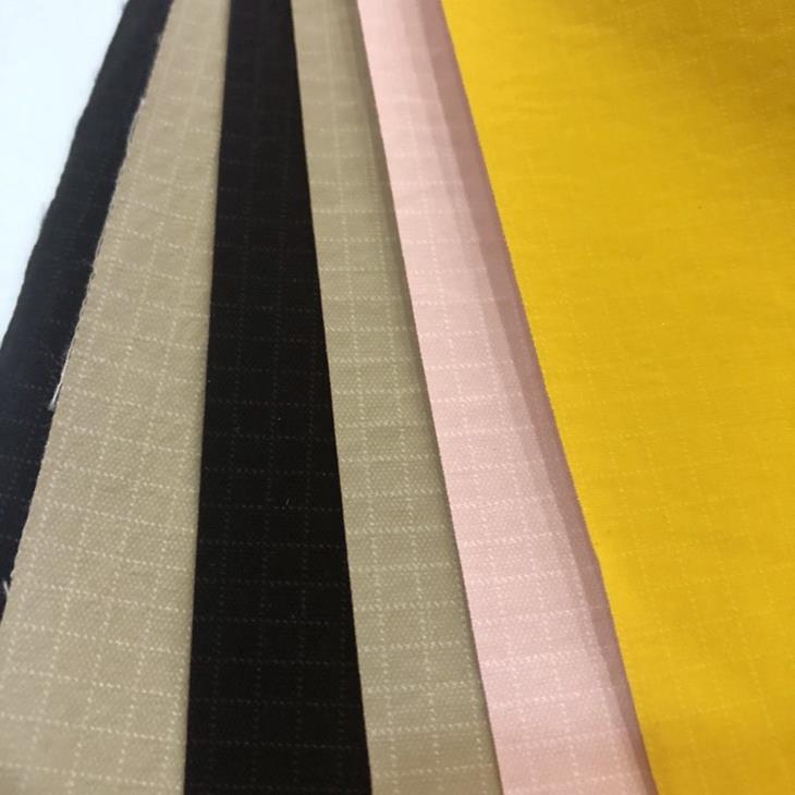 Polyester Grid Pu Fabric